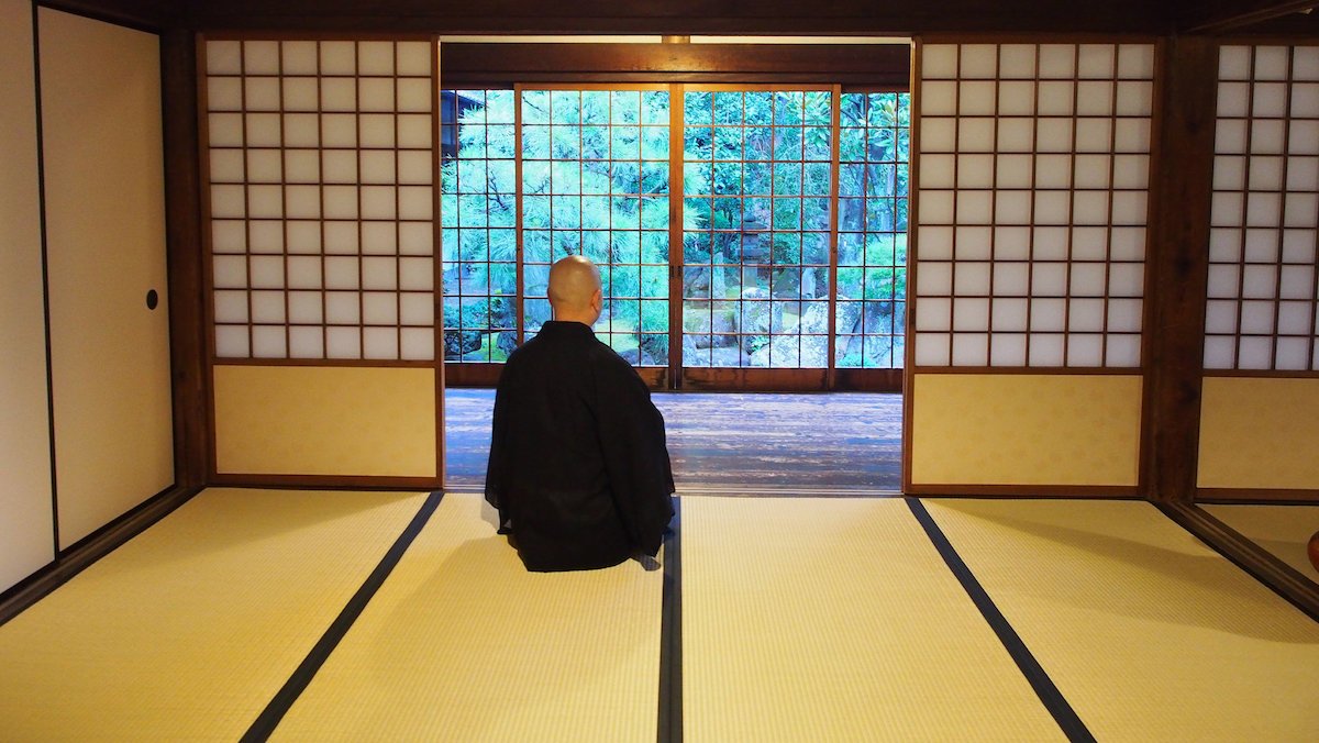 Zen Meditation with a Head Monk